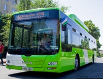 В Ташкенте начал ездить новый автобус MAN
